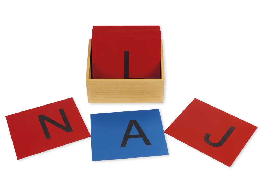 TimeTEX Sandpapier Großbuchstaben "Montessori Premium"