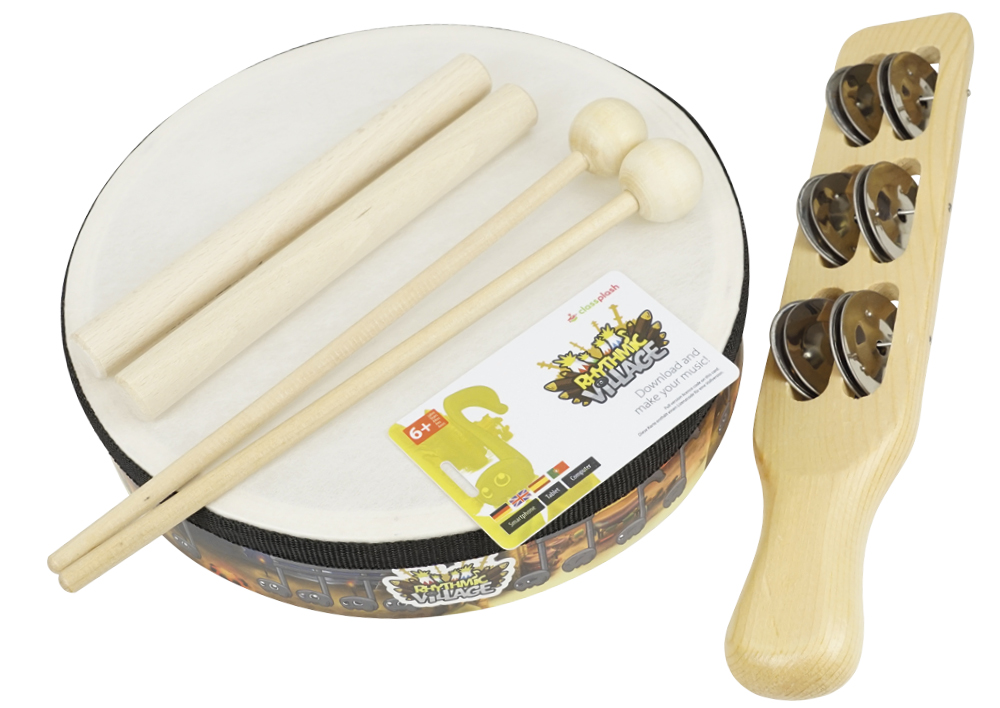 TimeTEX Percussion-Set, 6-tlg., mit App-Lizenz