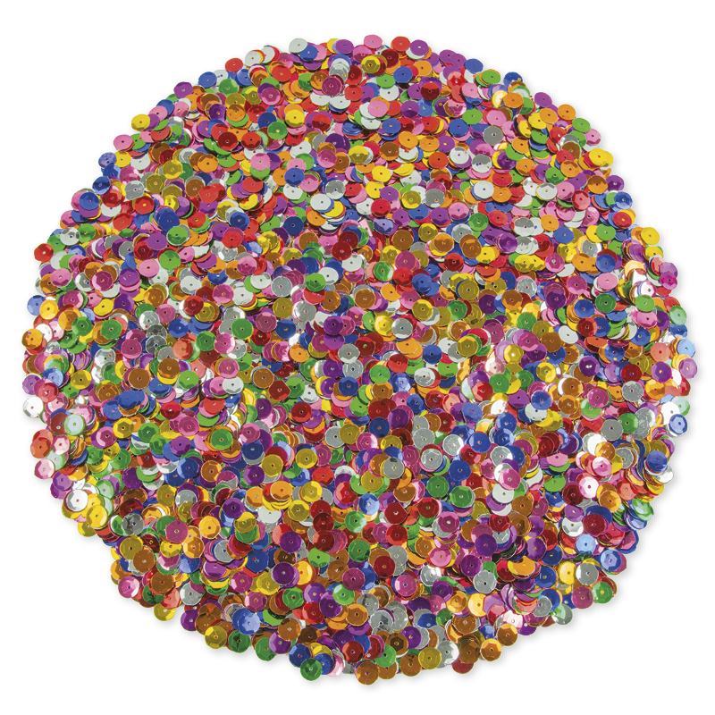 Hagemann Pailletten rund, 1 cm ø, 100 g