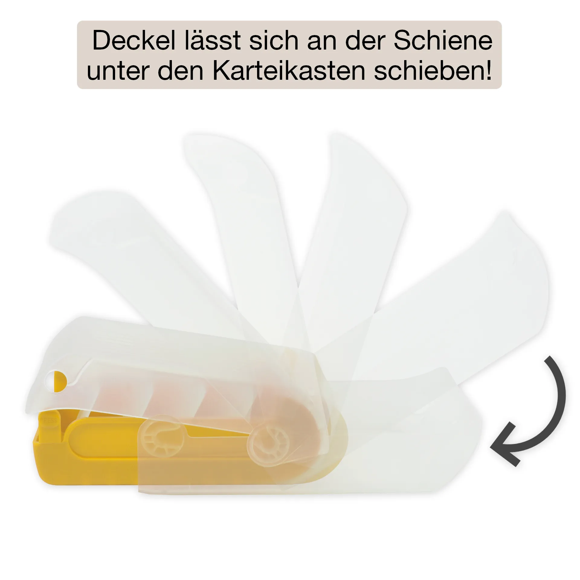 A8 kortelių susidėjimo dėžutė, plastikinė (be korttelių)