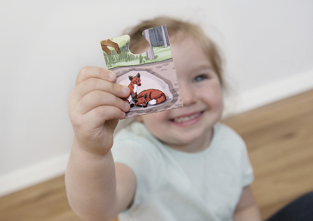 beleduc Boden-Puzzle "Wald entdecken", 40-tlg.
