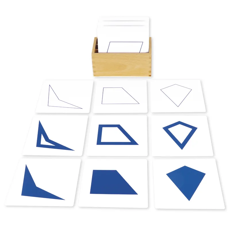 TimeTEX kistje voor geometrische kaartenset "Montessori Premium"