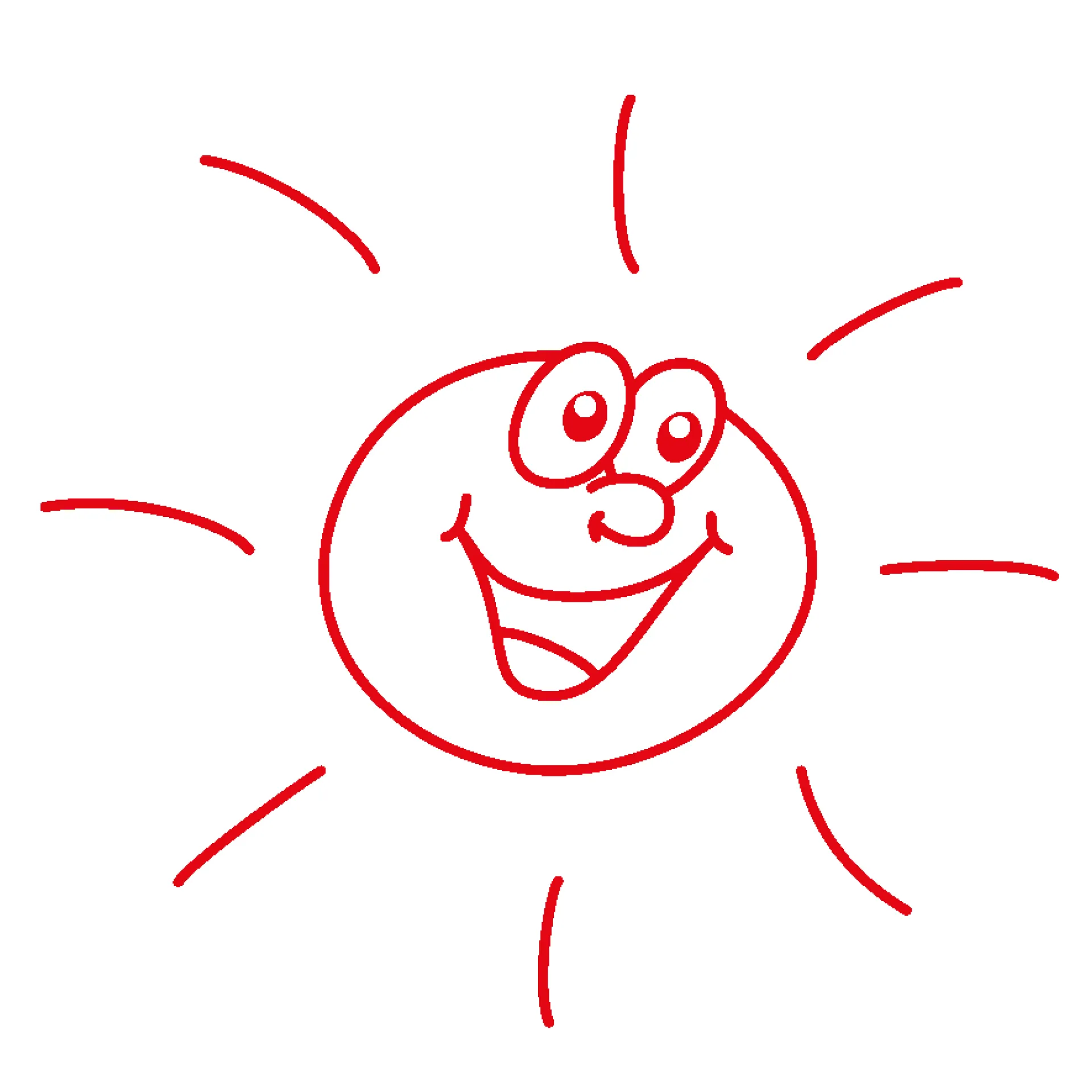 Siebdruck-Stempel "Perpetuum", "Sonne"