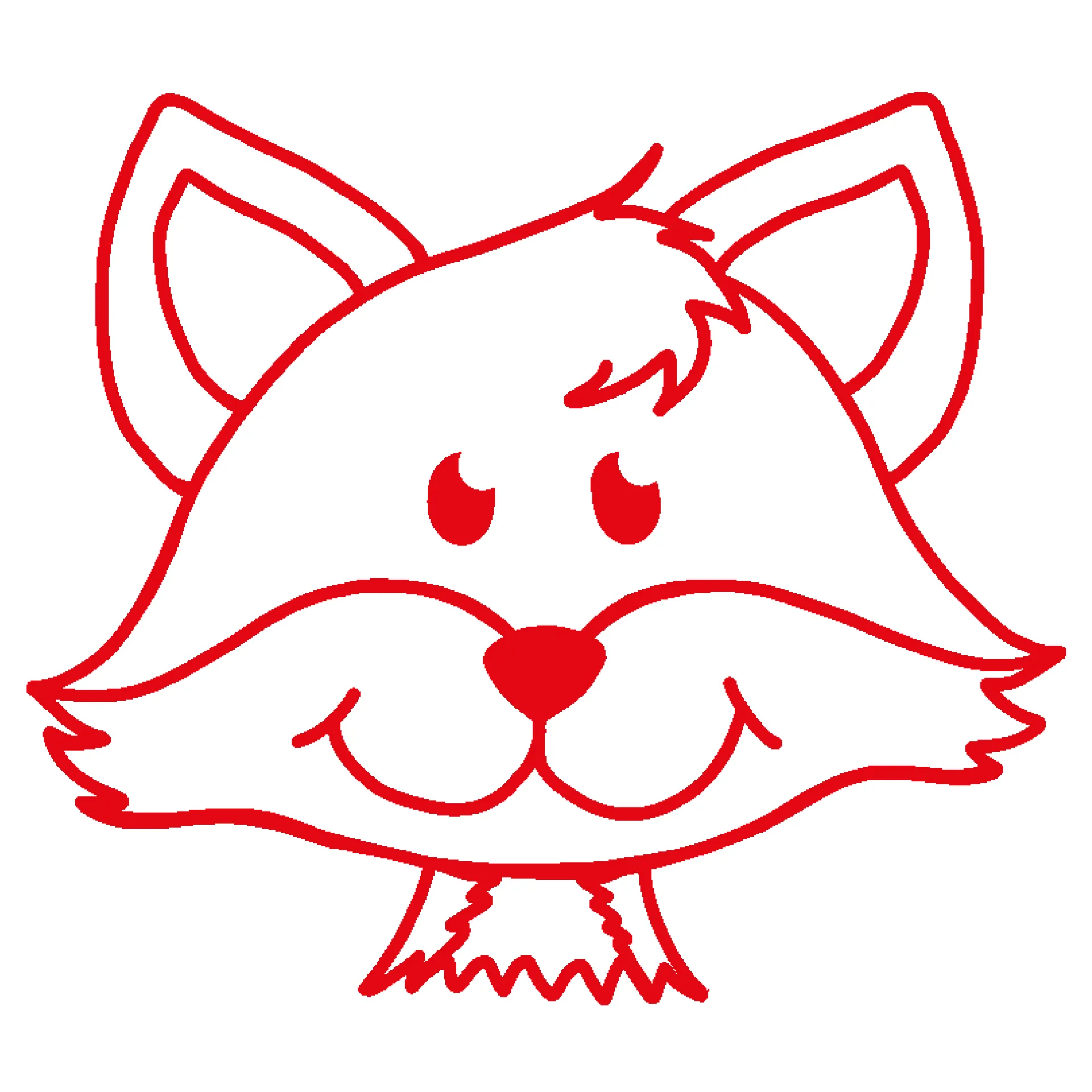 Siebdruck-Stempel "Perpetuum", "Fuchs"