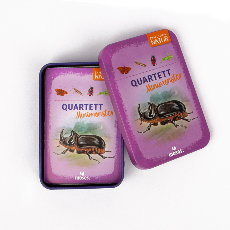 Lernspiel "Minimonster Insekten-Quartett", 32 Karten