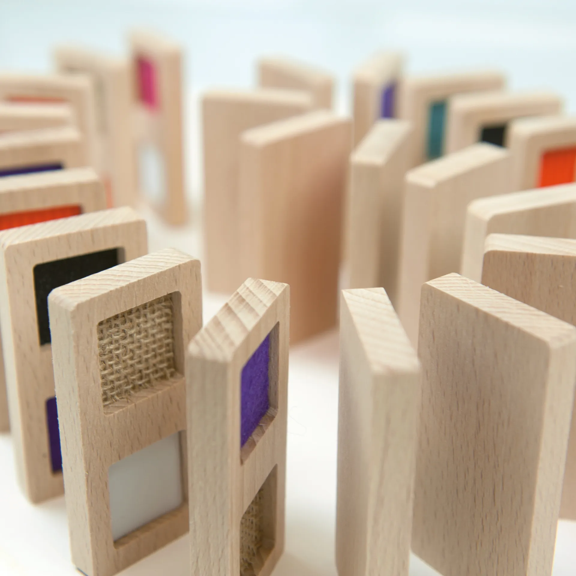 Tast-Domino "Textur", 29-tlg.