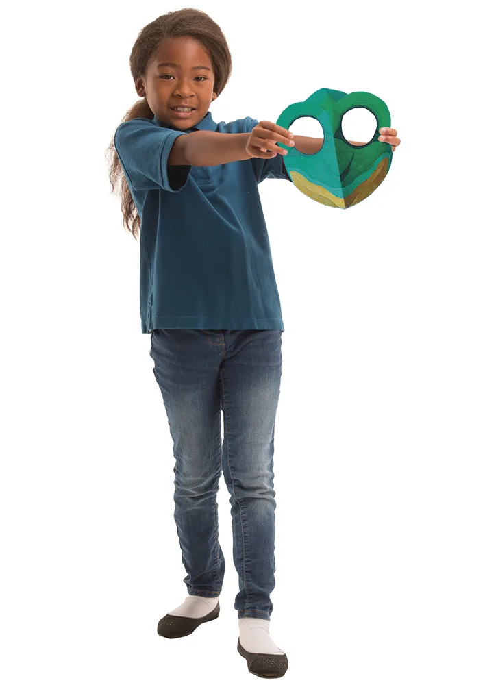 Tiermasken aus Papier, 30 Stück