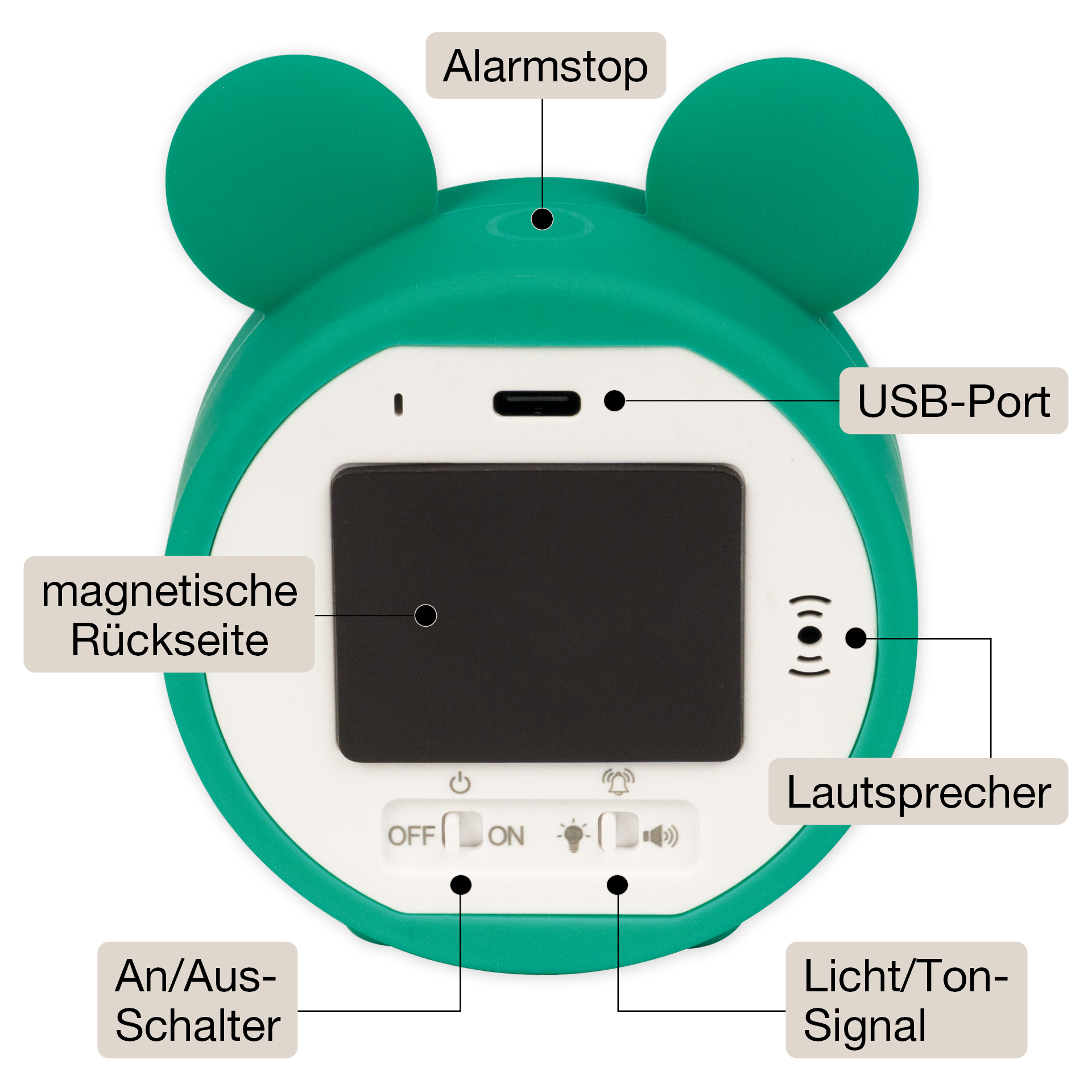 TimeTEX Zeitdauer-Uhr "lautlos" Maus
