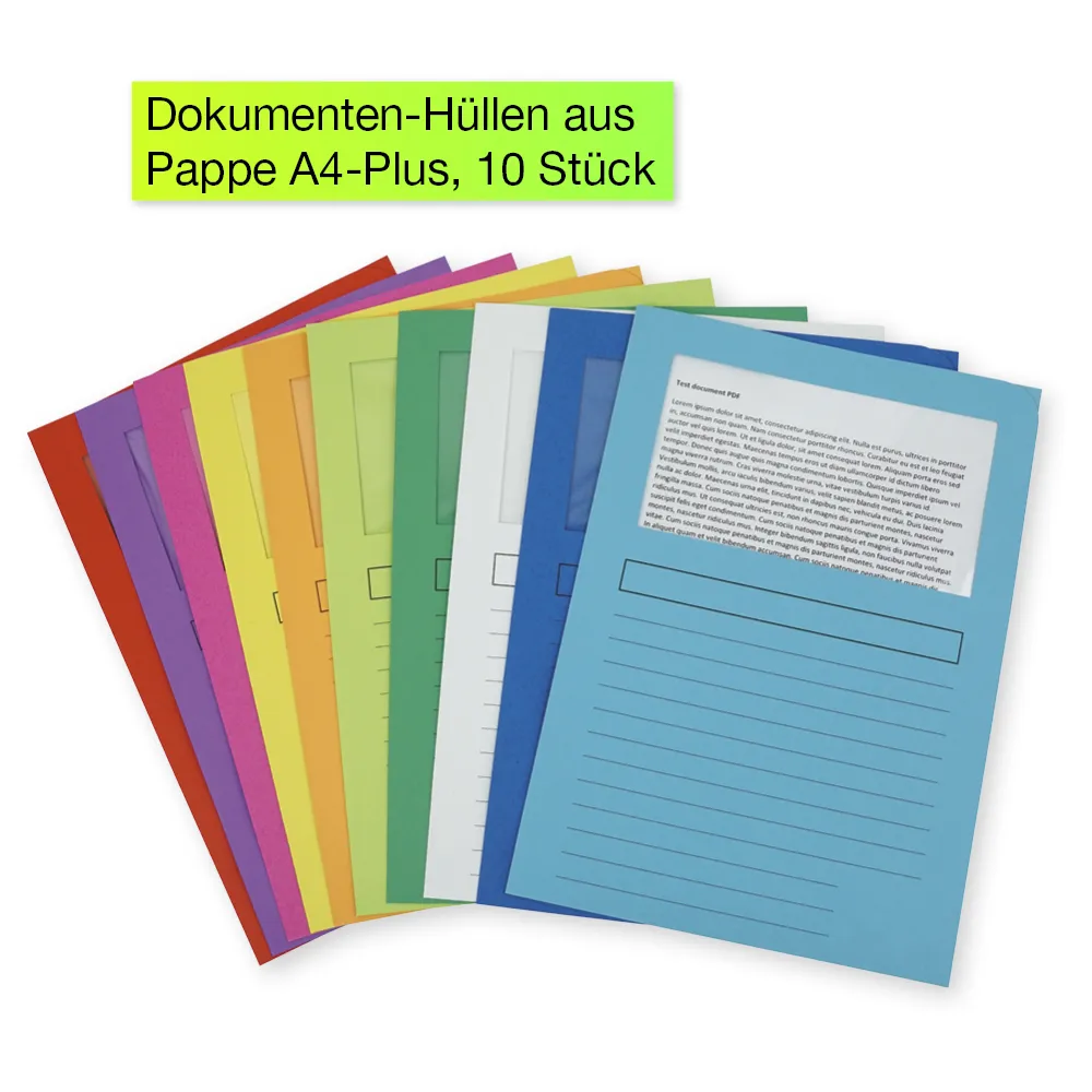 Büro-Organisations-Set "Pappe", 18-tlg.