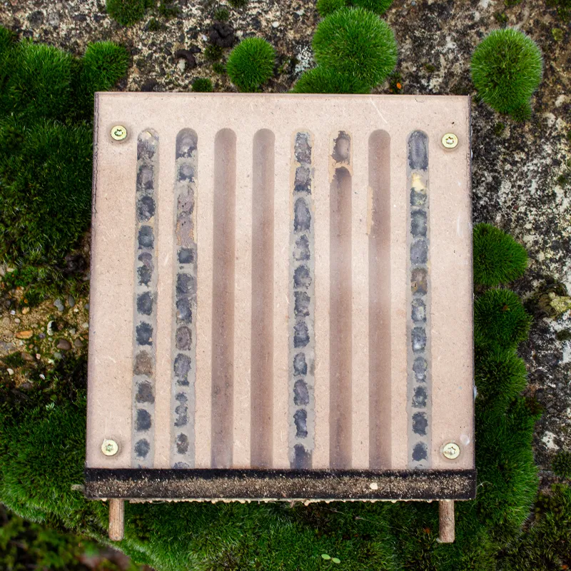 Pädagogischer Nistblock mit Beobachtungsschublade, 4-tlg.