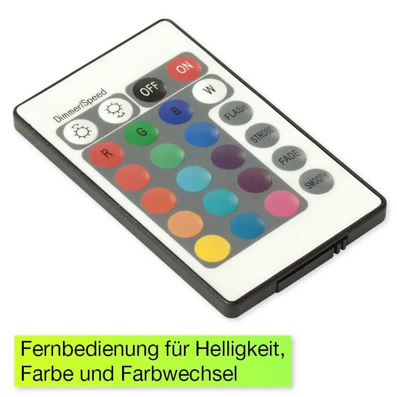 Leuchtkübel "Regenbogen", ca. 47 cm ø