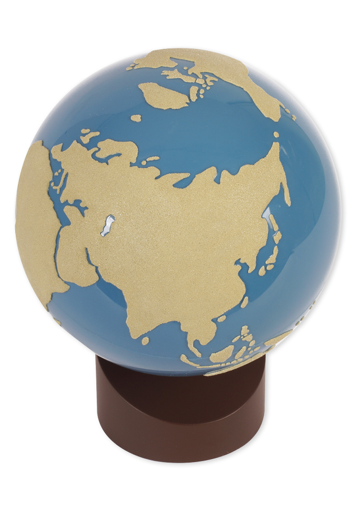 TimeTEX klot land och vatten, sandpapper "Montessori Premium"