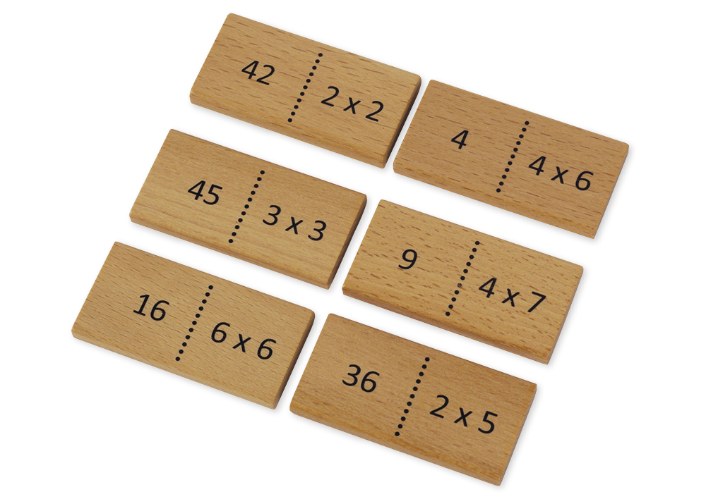 Leerspel "Mathemino Vermenigvuldigen" 37-delig