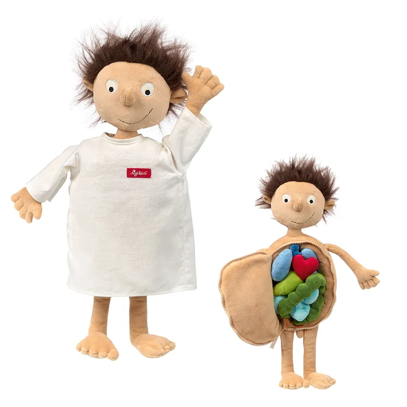 sigikid Lernpuppe "Erwins Körper", 44 cm