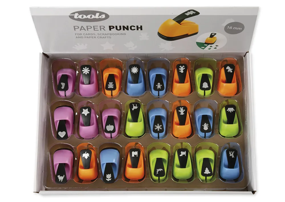 Motiv-Stanzer 1,6 cm, 24-tlg.