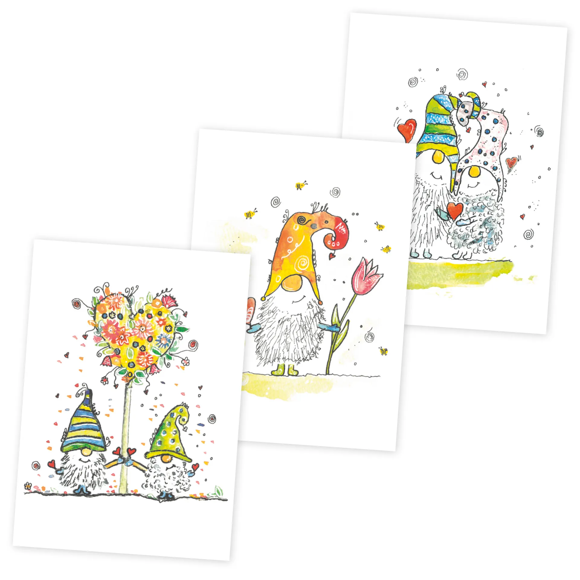 Planșe ilustrate XL emoții și sentimente, A4, "Povești din viața spiridușilor", 26 de piese