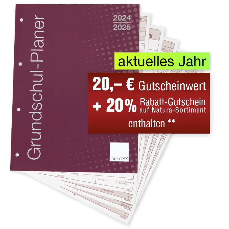 TimeTEX Grundschul-Planer "lose Blatteinlage", A4 2024/2025