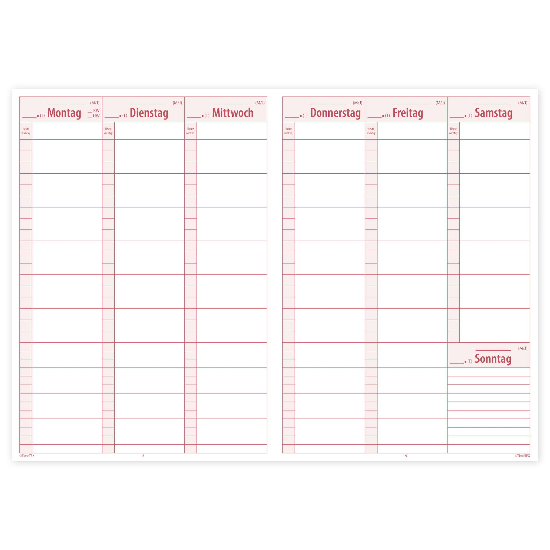 TimeTEX Referendariats-Planer "Documento" A4-Plus TimeTEX Referendariats-Planer "Documento" A4-Plus