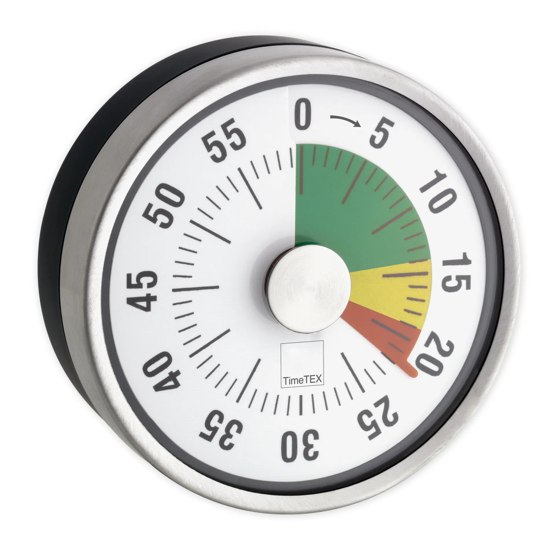 Zeitdauer-Uhr "Automatik" Compact mit Magnet und Ampelscheibe