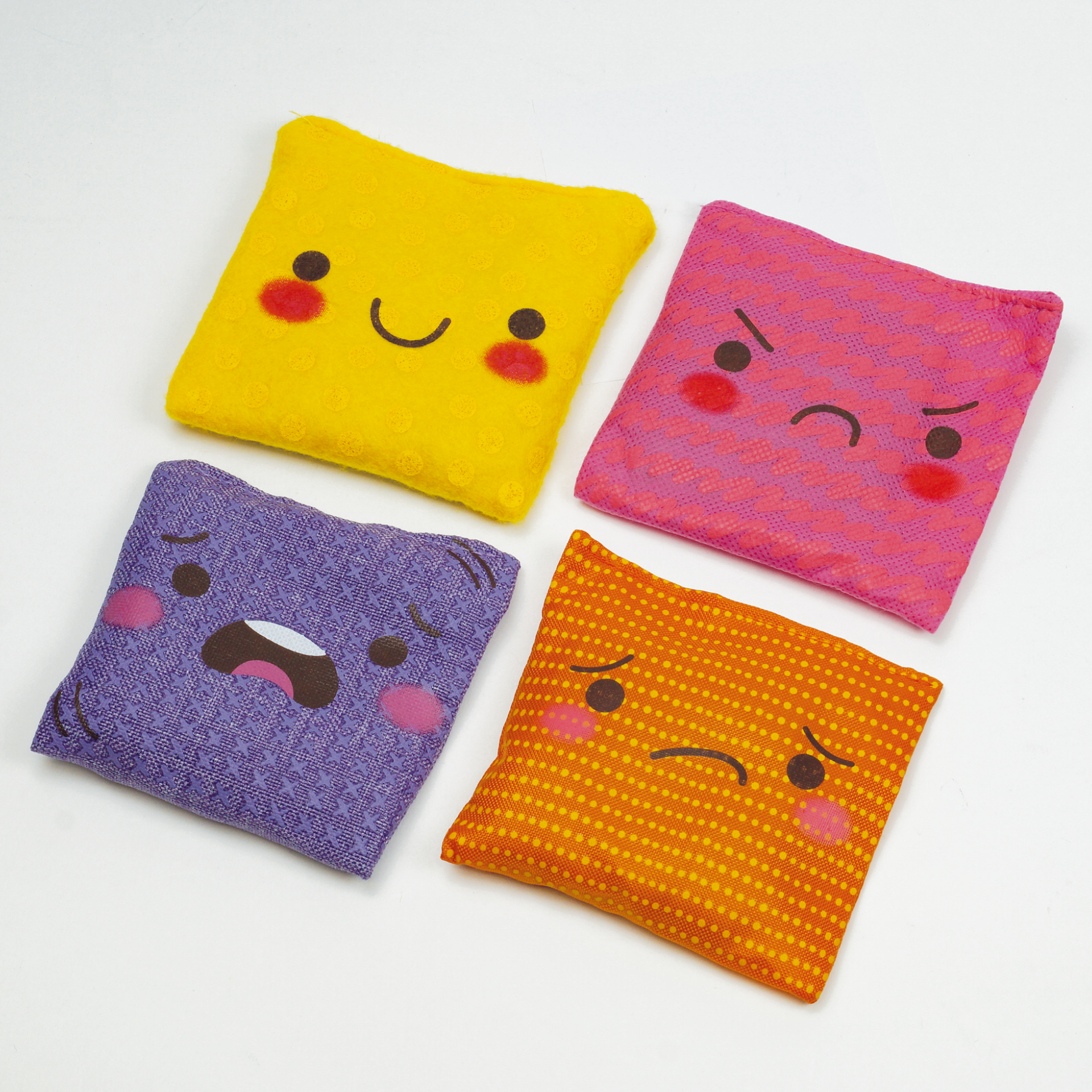 Emotionen-Bohnensäckchen, 10-tlg. im Beutel Emotionen-Bohnensäckchen, 10-tlg. im Beutel