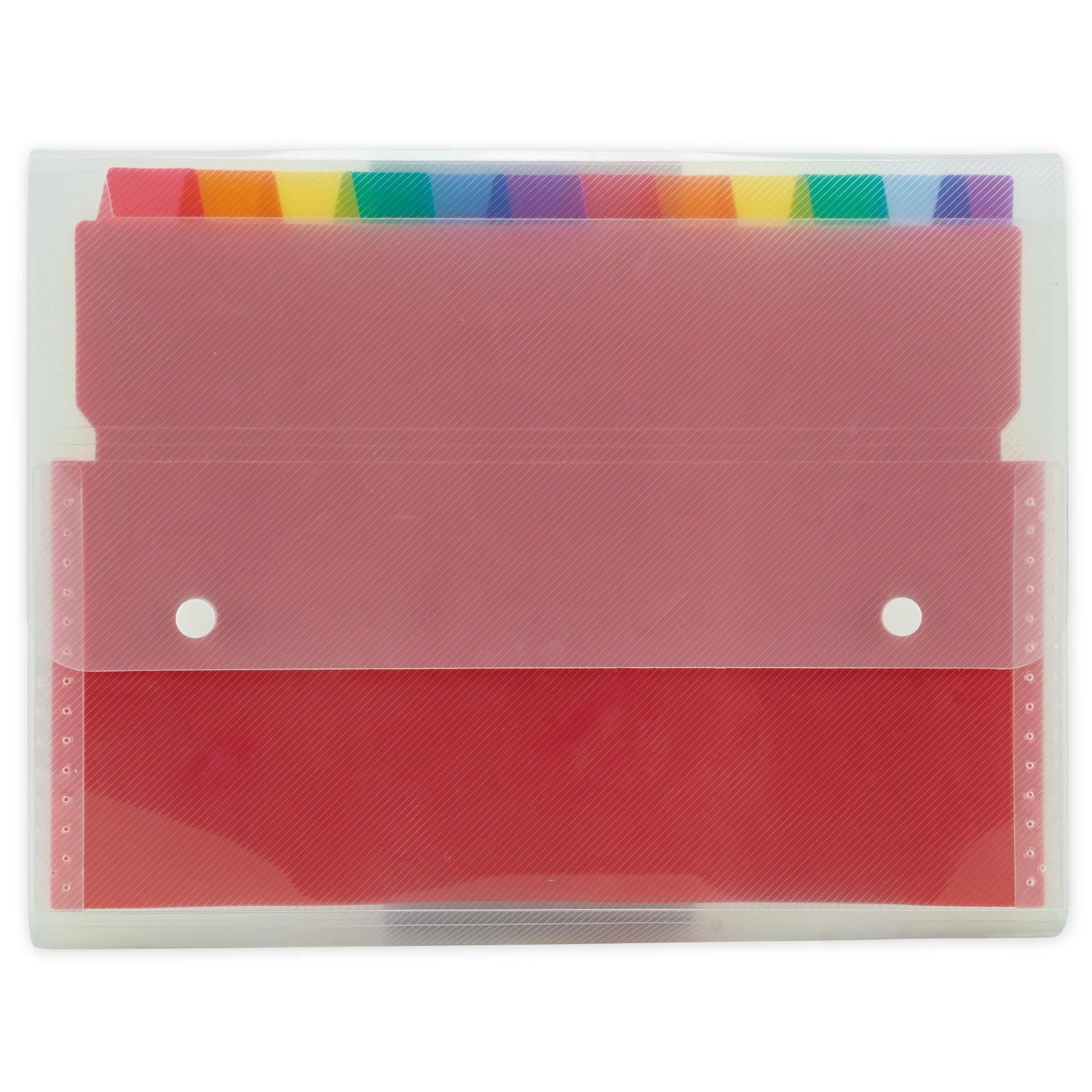 TimeTEX Fächermappe A4-Plus, transparent farbig