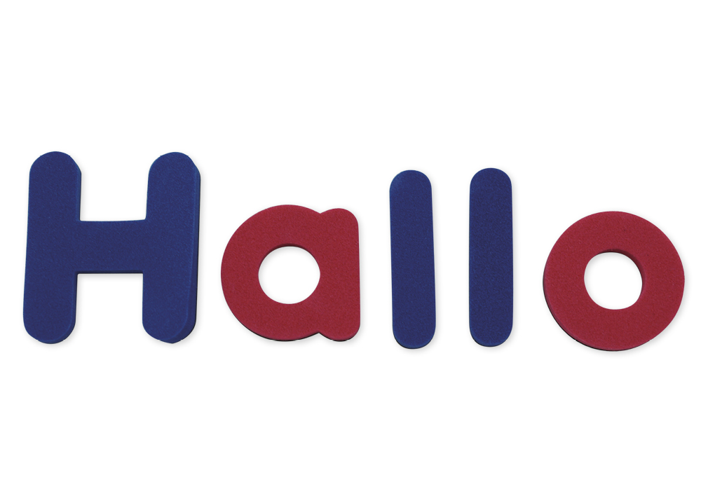 Magnet-Buchstaben in Dose, ca. 4 cm, 104-tlg.