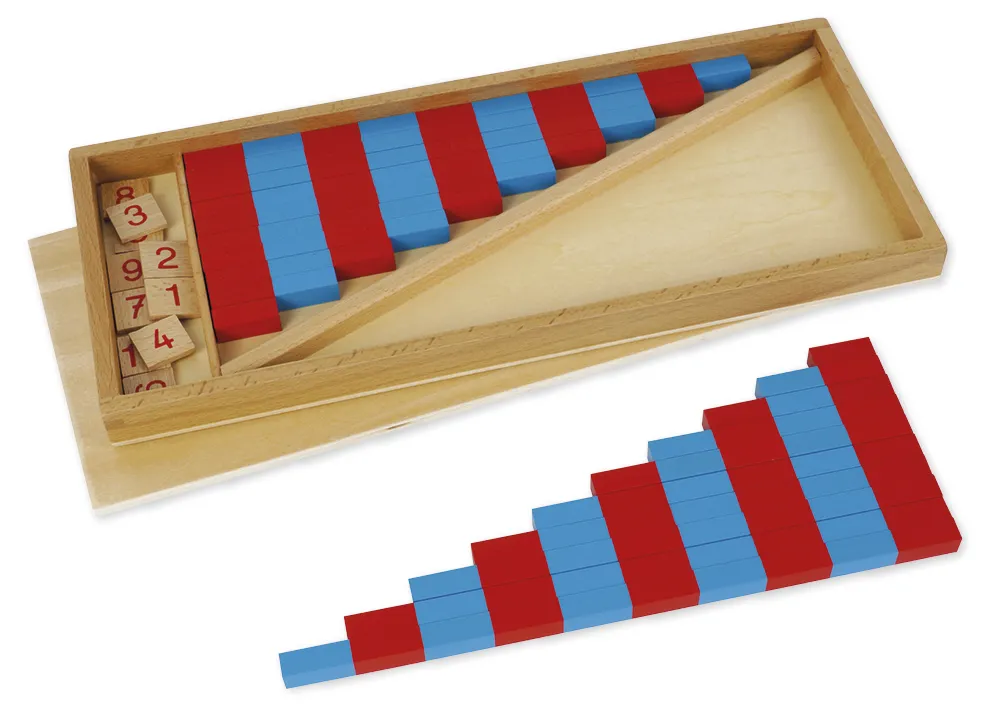 TimeTEX Malé číselné tyčky "Montessori Premium"