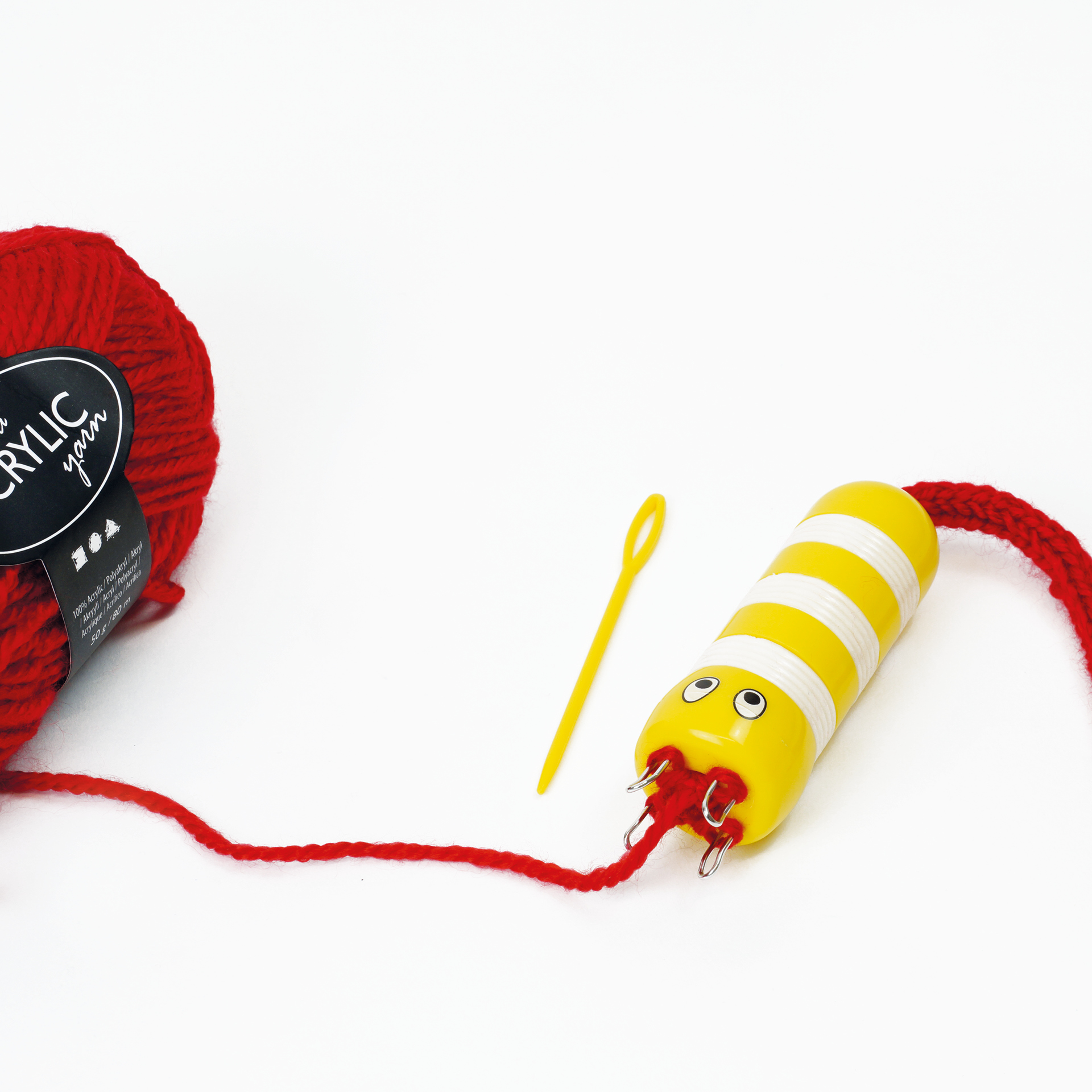 Strickliesel "Biene", 3 cm ø