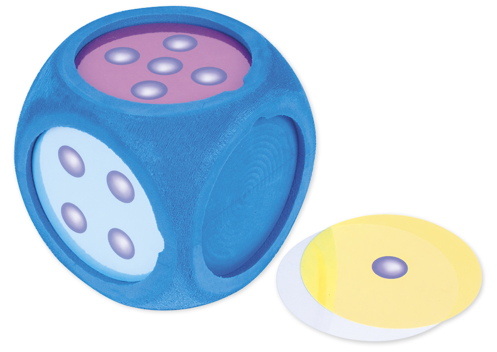 Flüster-Würfel XXL mit individuellen Seiten, 16 cm