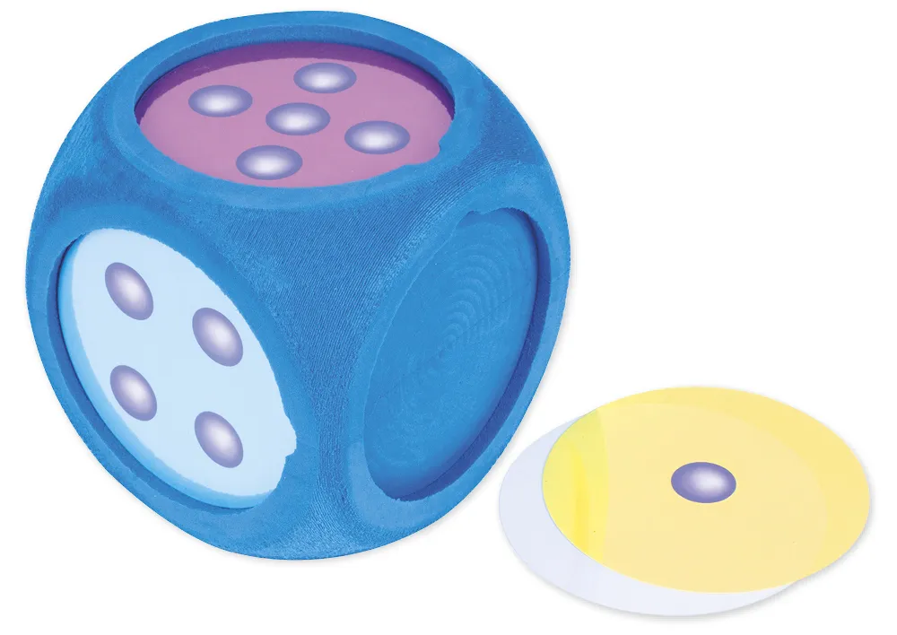 Flüster-Würfel XXL mit individuellen Seiten, 16 cm