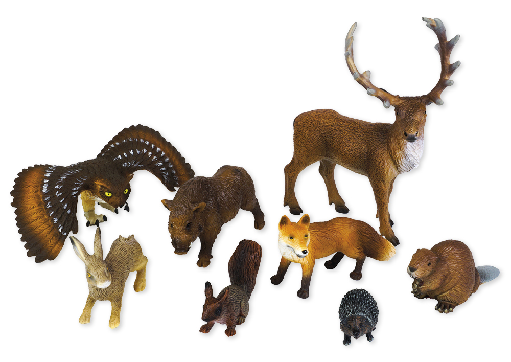 TimeTEX Set Wald- und Feld-Tiere, 9-tlg.