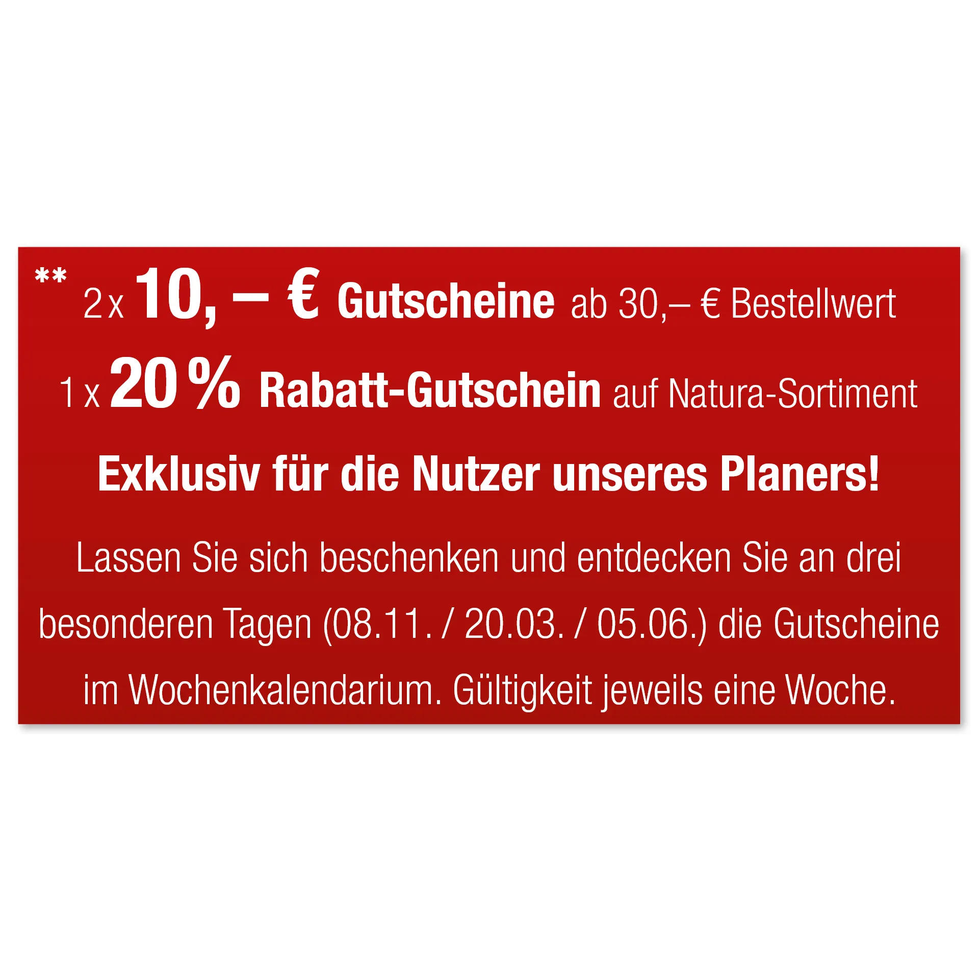 Natura-Planer-Set 2026/2027 A4-Plus