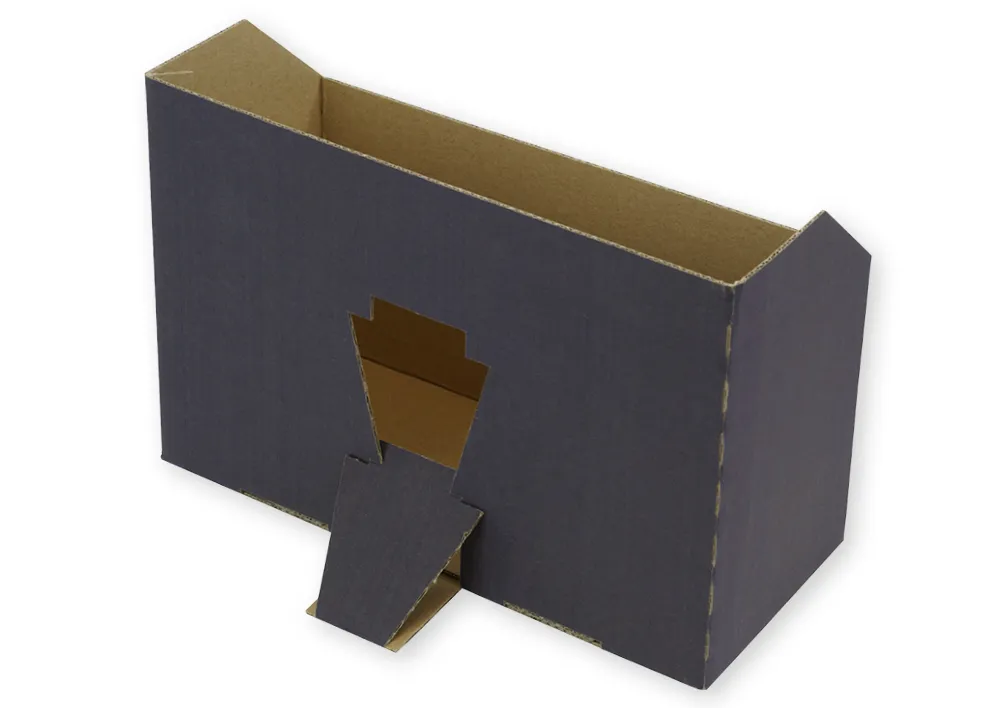 Sæt Natura indeksæsker af A5 karton, farvet, skrånende fremad, liggende fladt, 5 stk.