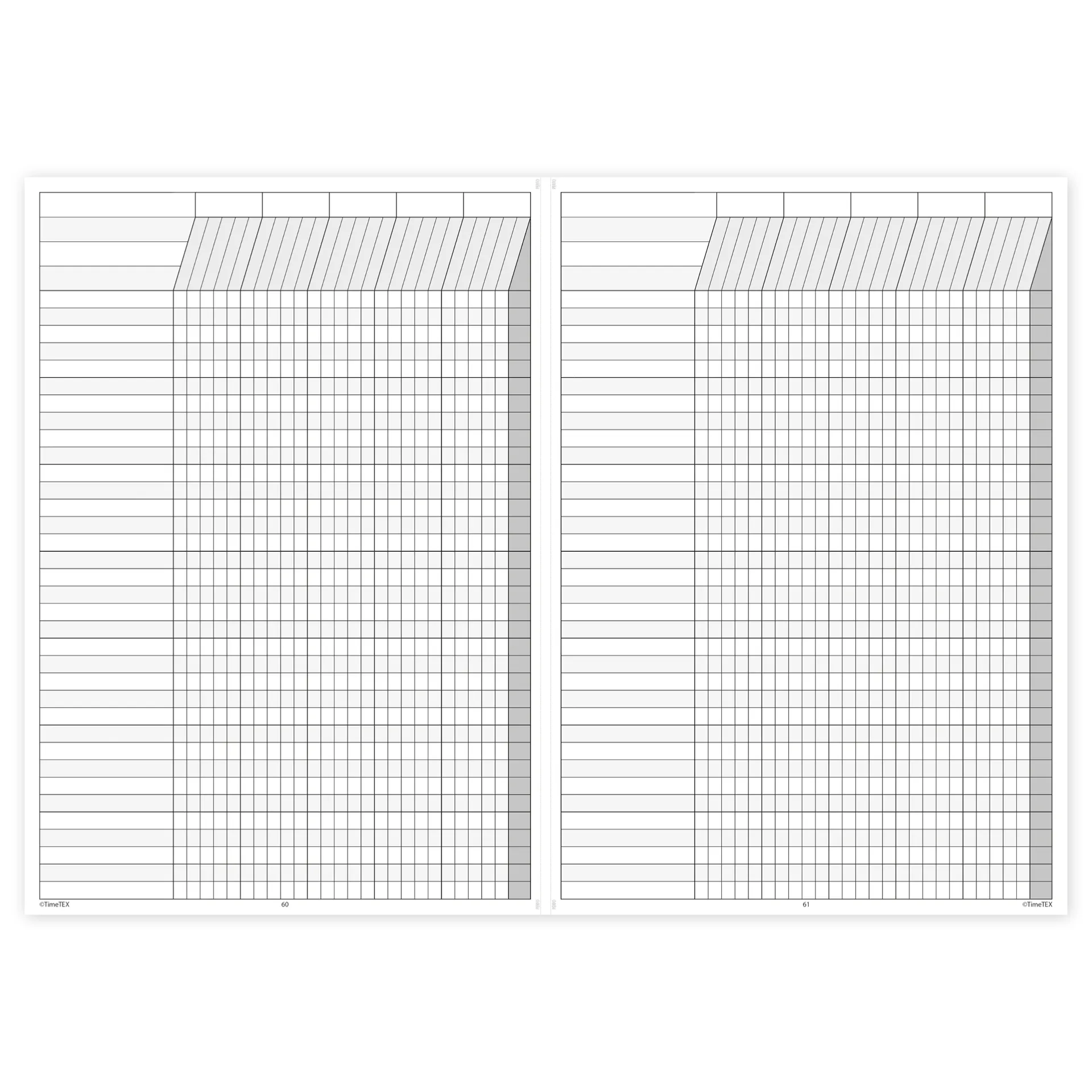 TimeTEX Heft Universal-Listen A4, 64 Seiten