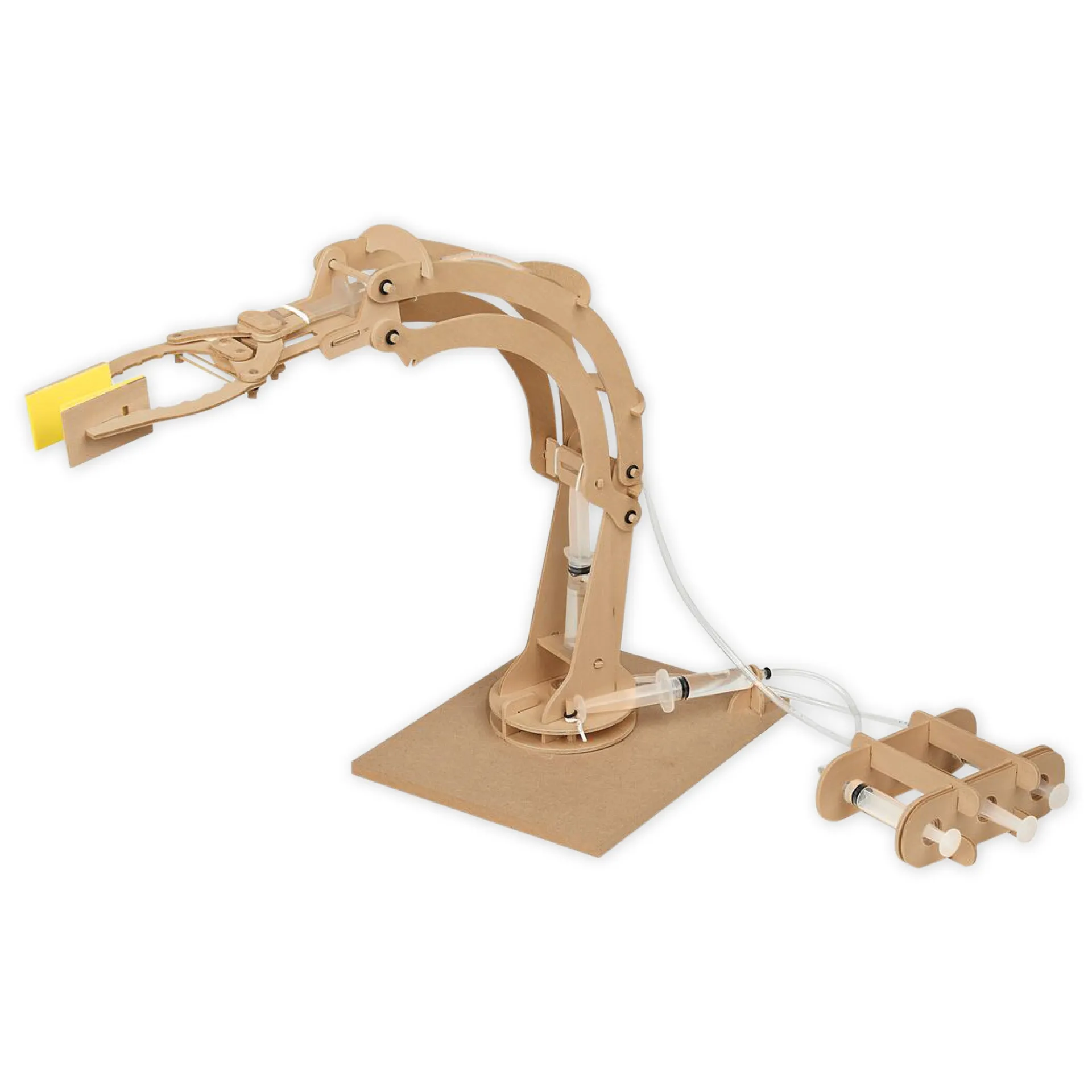 Hydraulischer Roboterarm aus Holz