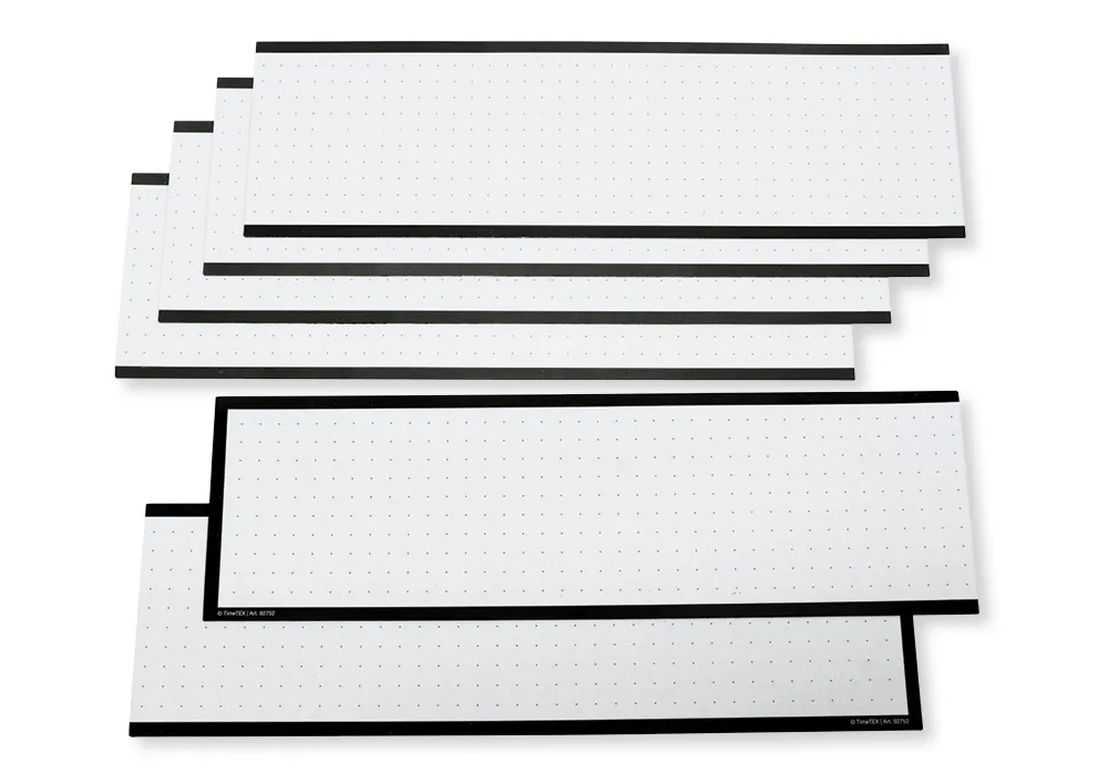 TimeTEX Zeitstrahl "Flexaform" blanko, magnetisch, 64-tlg.