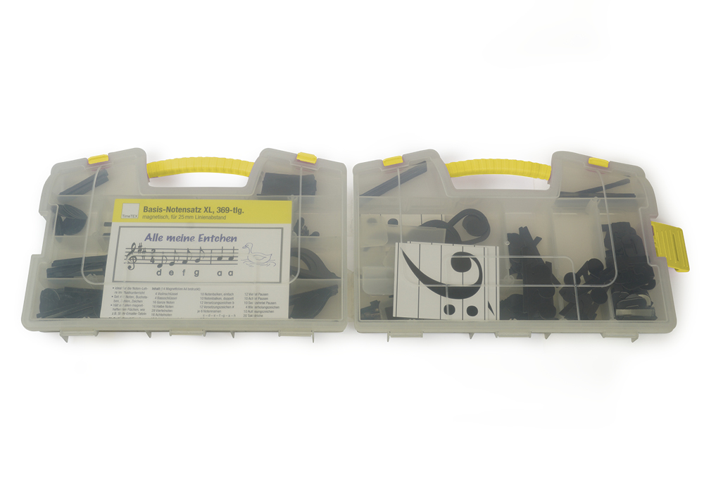 TimeTEX Basic Noder XL, magnetisk, 369 dele. i kufferten
