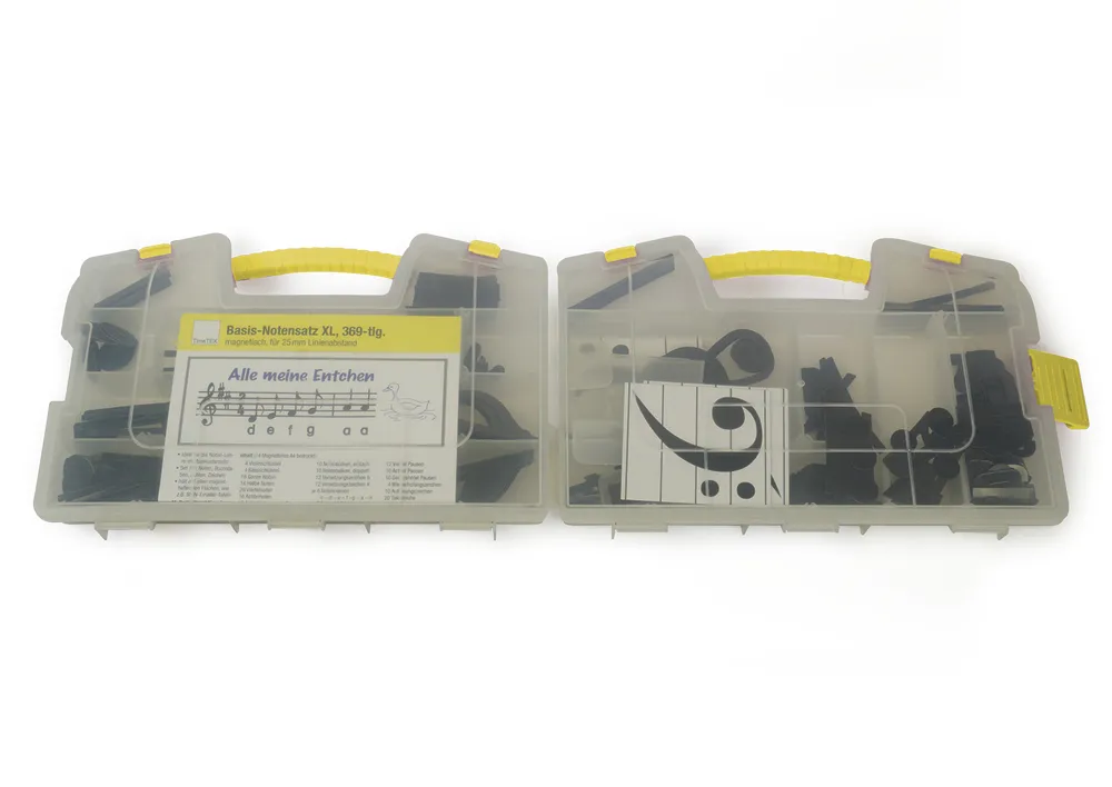 TimeTEX Basis-Notensatz XL, magnetisch, 369-tlg. im Koffer