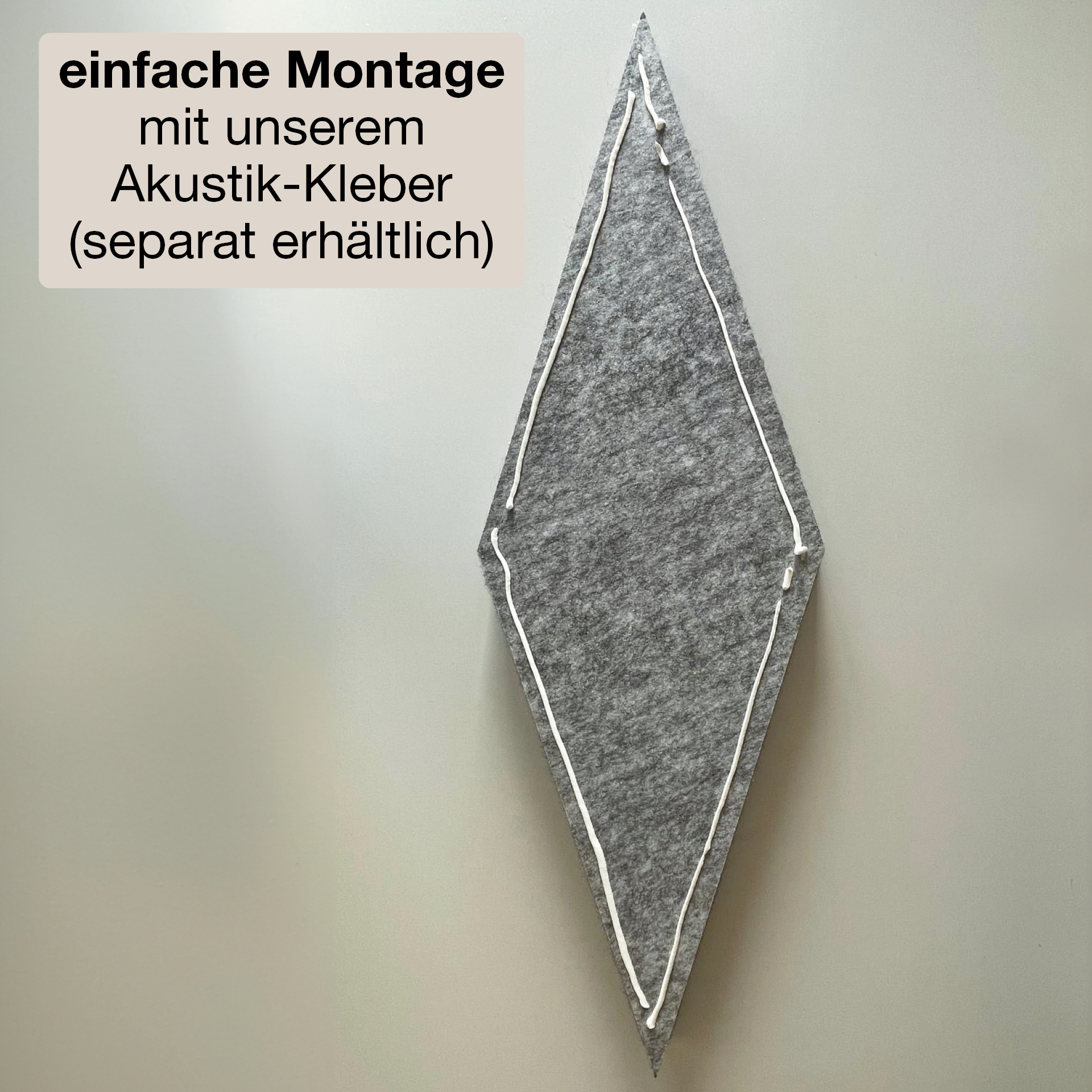 Schallabsorber Silentstar "4 Fische", 117x40 cm, 20-tlg.