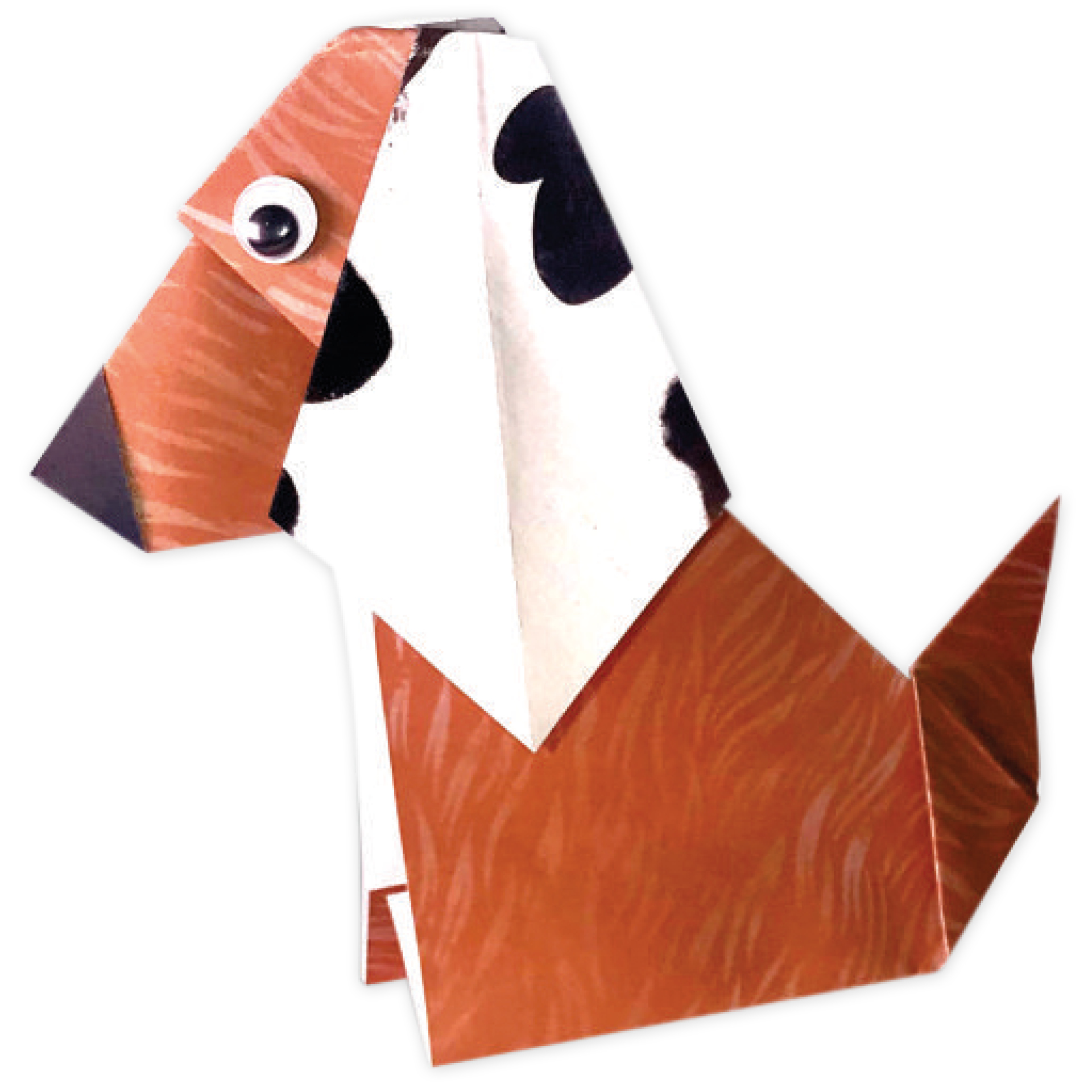 Origami-Papier für Tiere, 15x15 cm, 72 Blatt