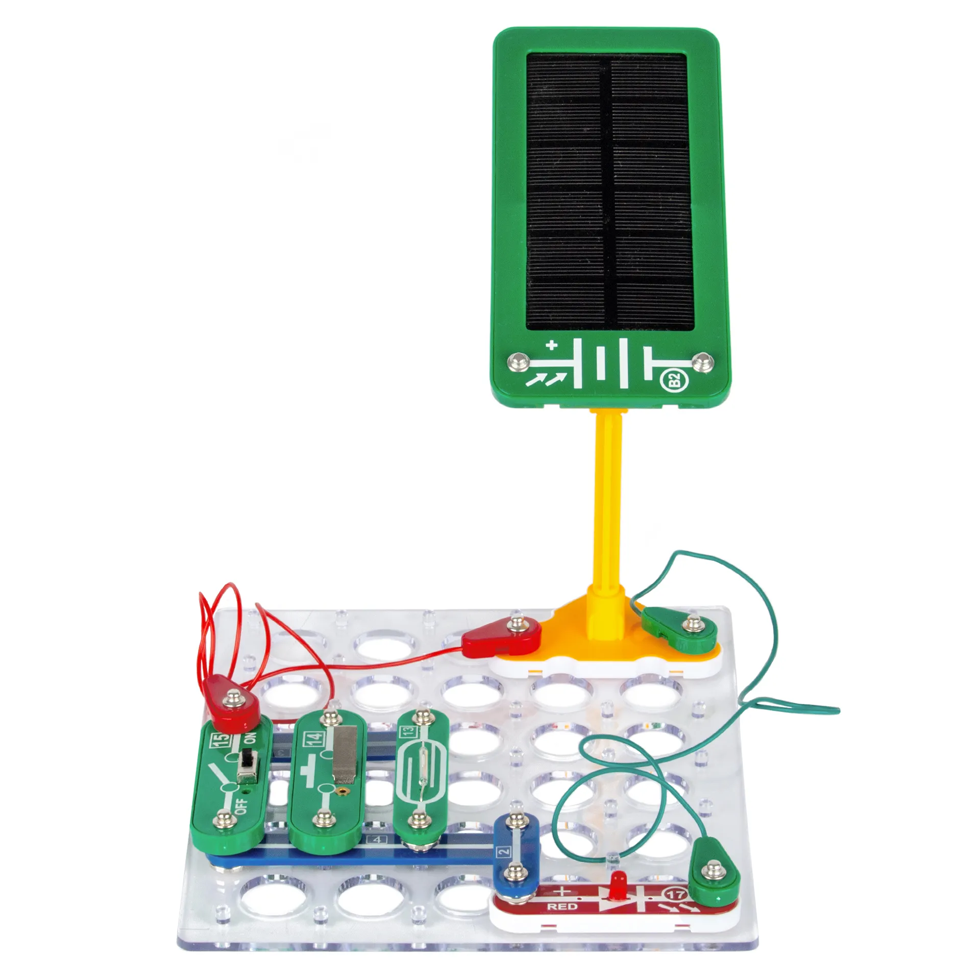 Elektro-Lernbaukasten "Erneuerbare Energien", 35-tlg. in Kunststoff-Box