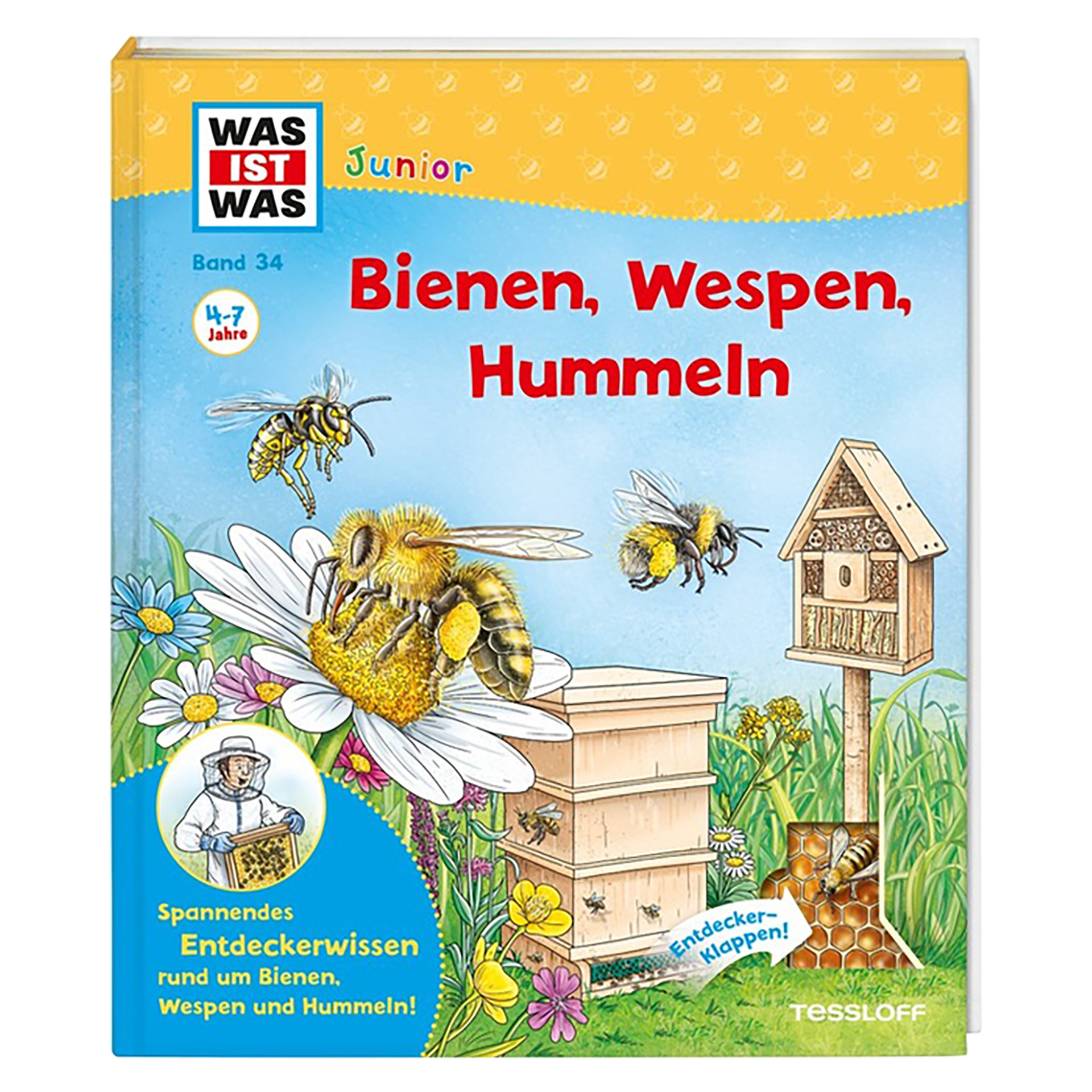 WAS IST WAS Junior Band 34 "Bienen, Wespen, Hummeln", 20 Seiten