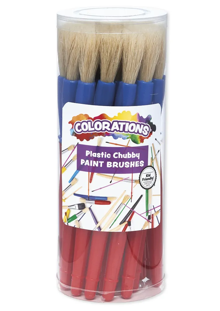 Naturhaar-Pinsel 18 cm lang, 30 Stück