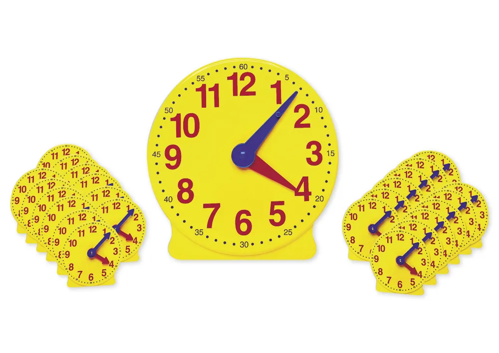 Läderur set 1-12 min roterbara minutvisare