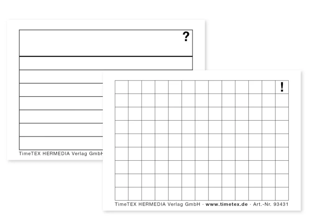 Blanco flitskaarten, A8 wit, 100 stuks