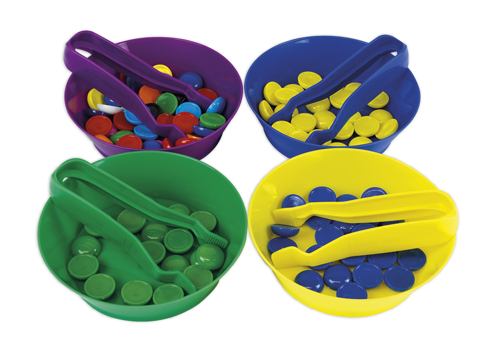 Sorteringsset L "pincett + skålar", 12 st.