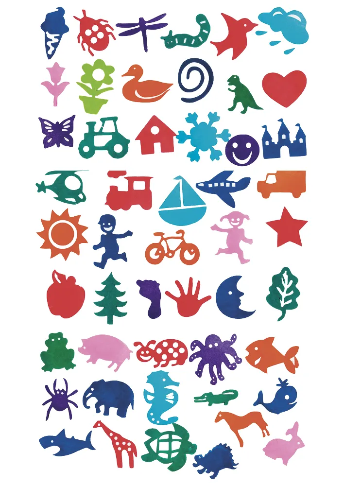 Mega-Packung Jumbo-Griff-Stempel, 50-tlg.