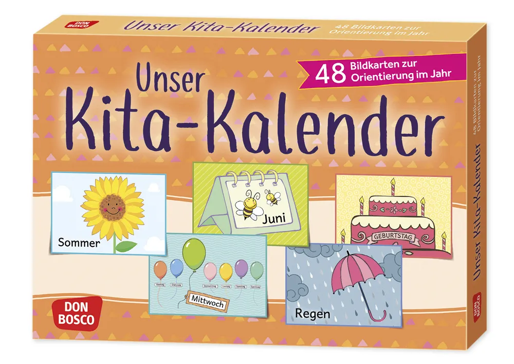 Unser Kita-Kalender - 48 Bildkarten zur Orientierung im Jahr