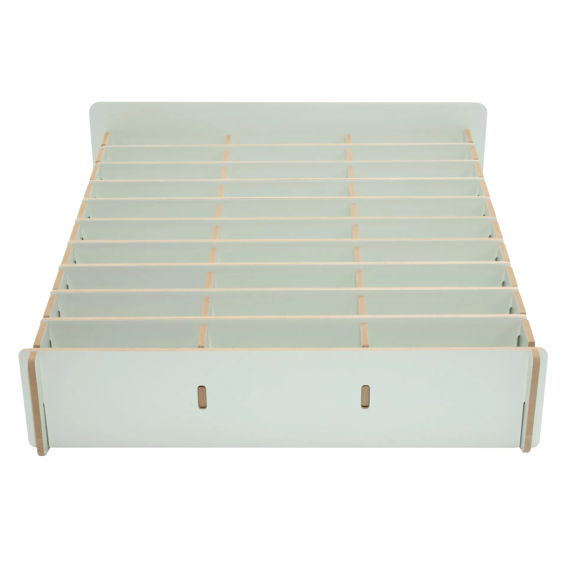 Mobiltelefonparkering lavet af MDF, 30 rum, pastelgrøn