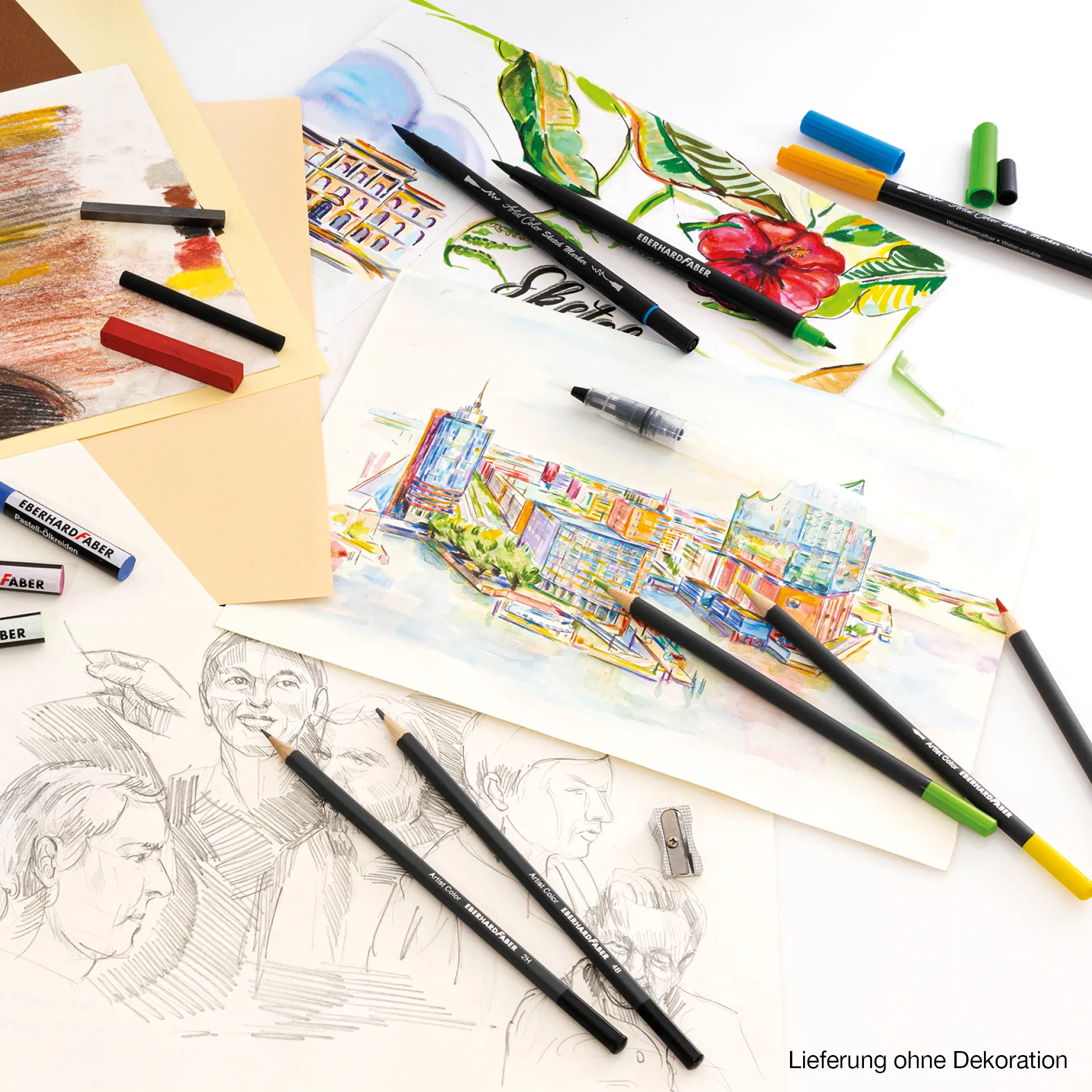 Eberhard Faber Artist Color Aquarellfarbstifte, 12-tlg.